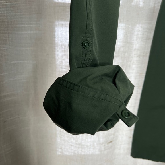 Marmot Hiking Pants Convertable Roll Tab Green Stretch Pockets Women's Size 6 - Picture 7 of 9